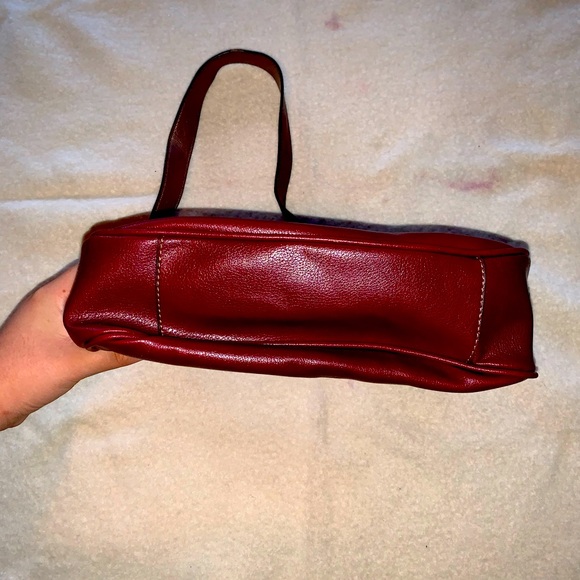Red and Gray Liz Claiborne Purse - Picture 3 of 11